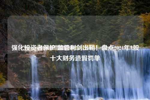 强化投资者保护 监管利剑出鞘！盘点2024年A股十大财务造假罚单