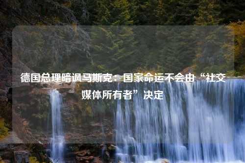 德国总理暗讽马斯克：国家命运不会由“社交媒体所有者”决定